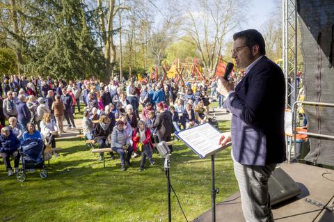 Eröffnung des Wattenscheider Stadtgartens mit Storcherlebnispark