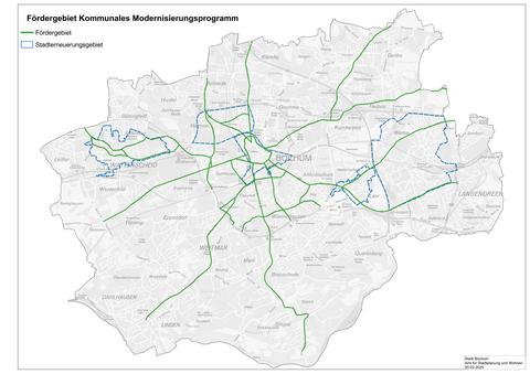 Fördergebiet Kommunales Modernisierungsprogramm