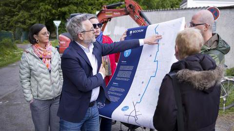 Spatenstich für Bochums erste Veloroute