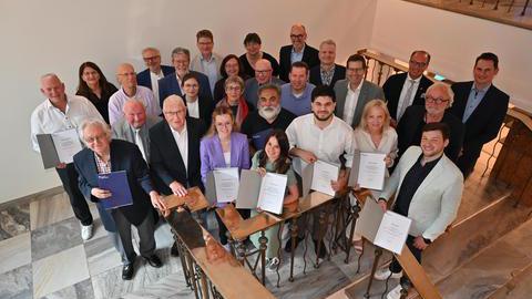 Ehrung von Ehrenamtlichen im Rathaus in Bochum