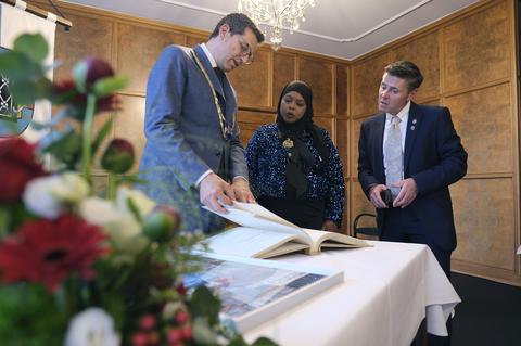 Delegationsbesuchs der britischen Partnerstadt Sheffield
