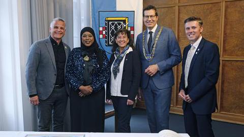 Delegationsbesuchs der britischen Partnerstadt Sheffield