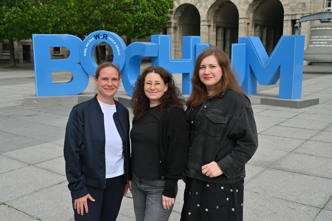 Gisa Hornemann, Lisa Schmerbeck und Swetlana Buck.