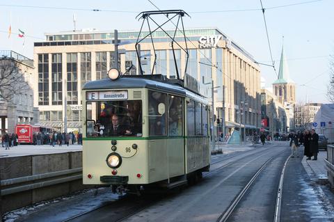 Historischer Triebwagen