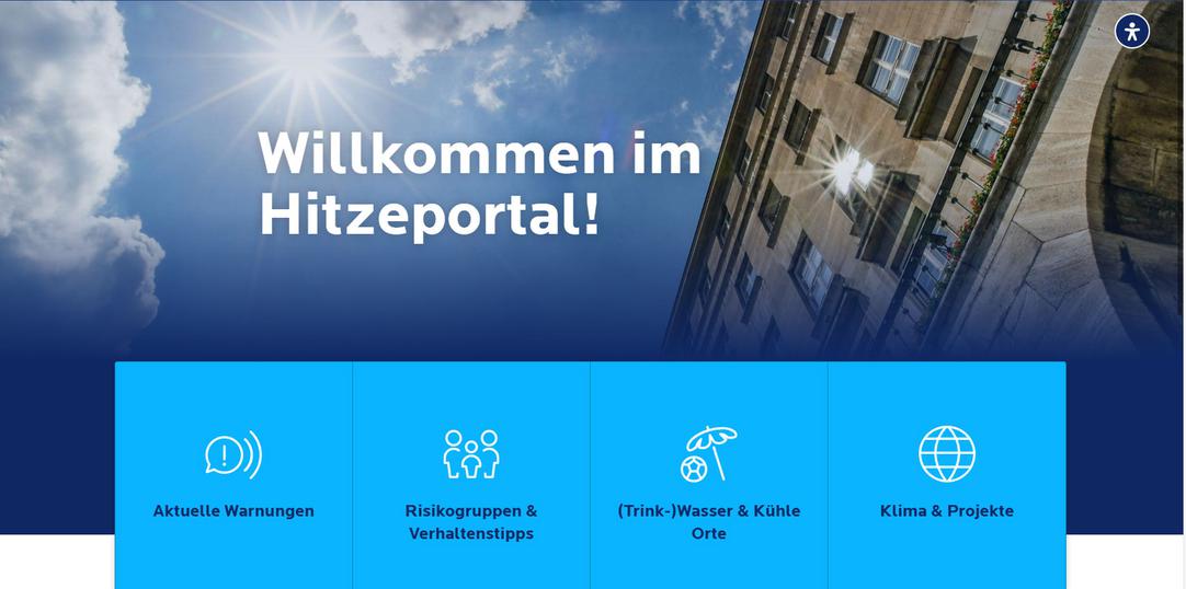 Hitzeportal der Stadt Bochum