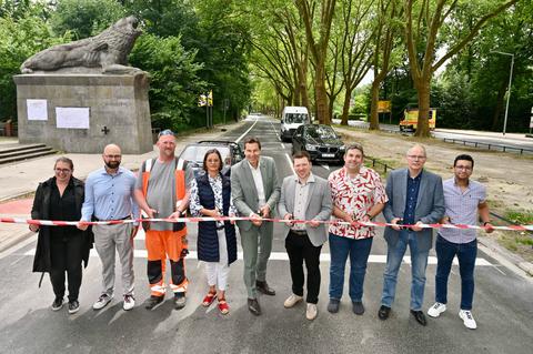 Freigabe der Königsallee in Bochum
