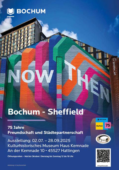 Plakat zur Ausstellung Bochum - Sheffield
