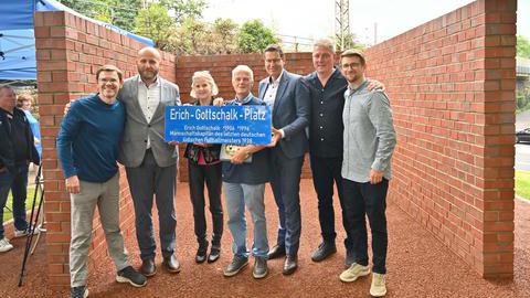 Einweihung des neuen Erich-Gottschalk-Platzes