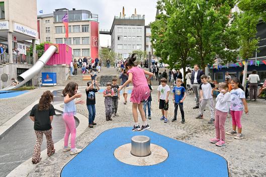 Eröffnung des neugestalteten Platz am Kuhhirten