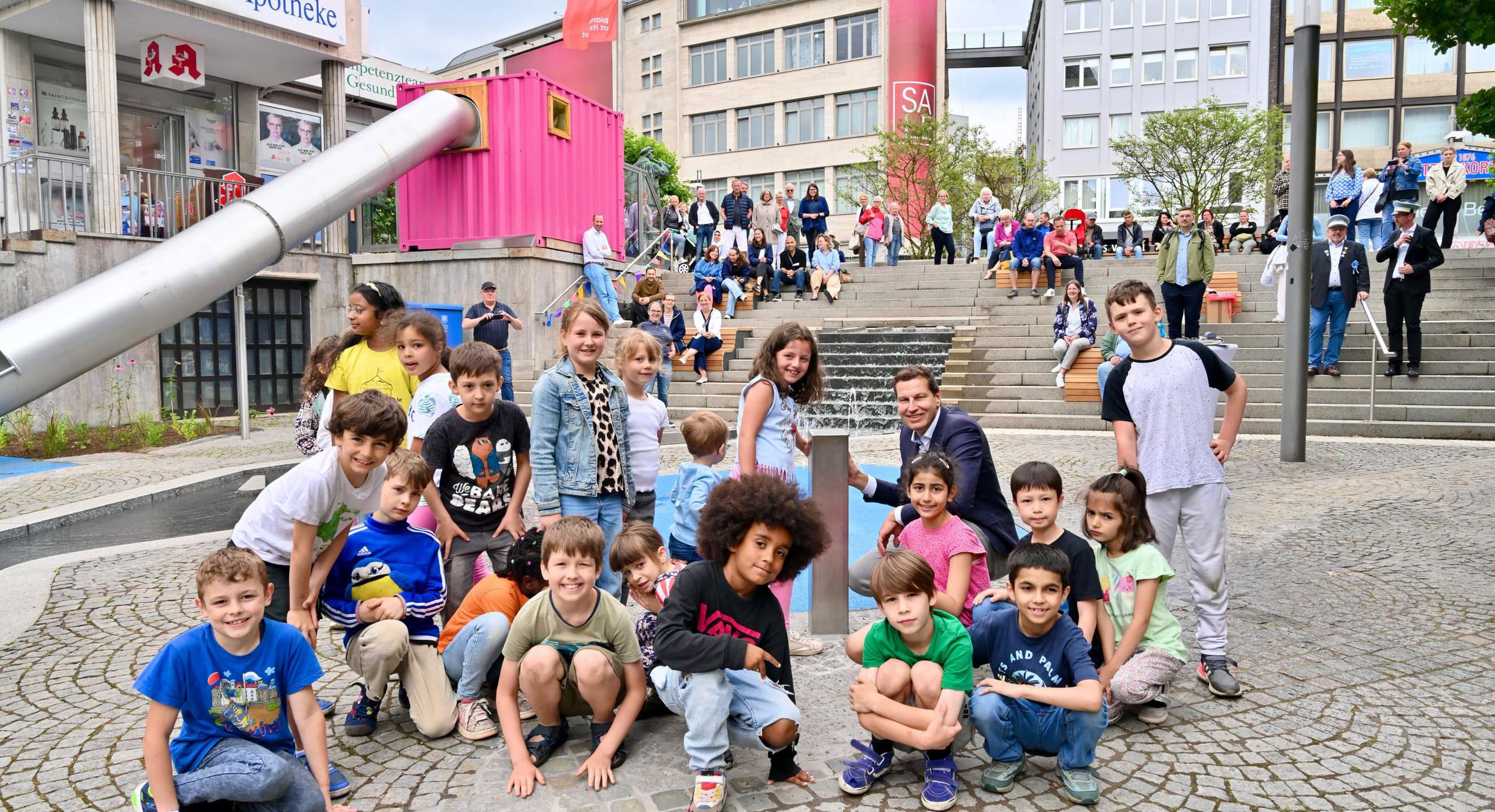 Eröffnung des neugestalteten Platz am Kuhhirten