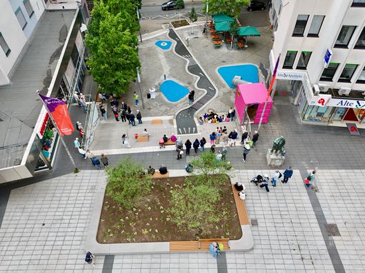 Eröffnung des neugestalteten Platz am Kuhhirten