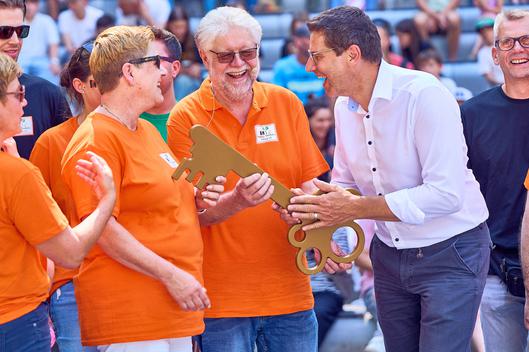 Vorhang auf für die komplett sanierte Waldbühne