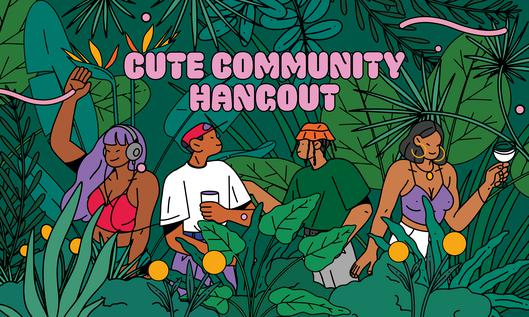 Grafik Cute Community Hangout