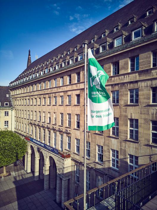 „Mayors-for-Peace-Flagge“