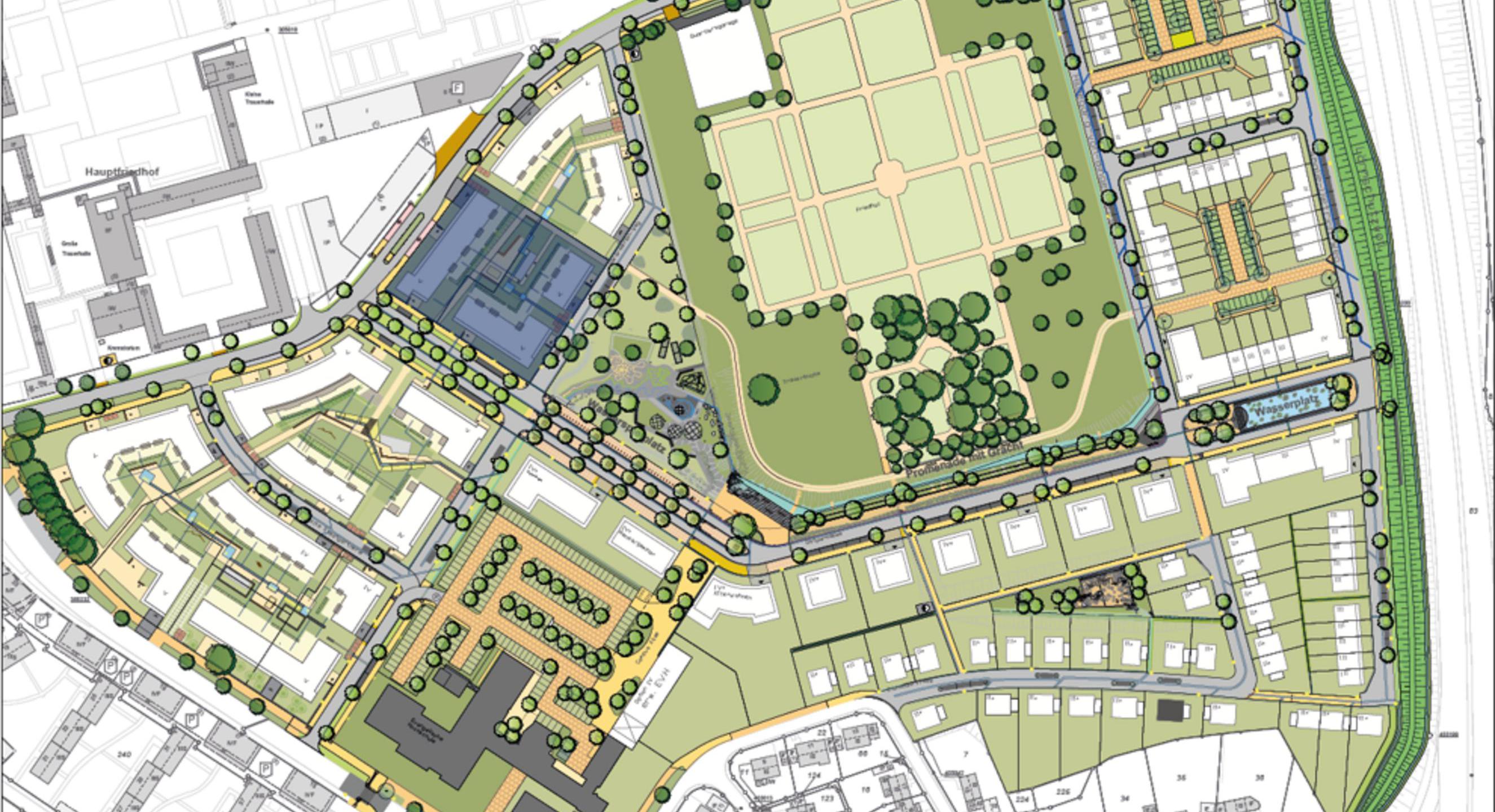 Position Vermarktungsabschnitt 3 im Ostpark/Quartier Feldmark