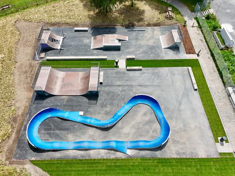 Sportpark Auf der Heide von oben