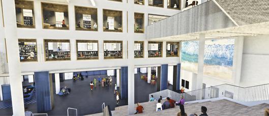 3D-Einblicke in das zukünftige Haus des Wissens