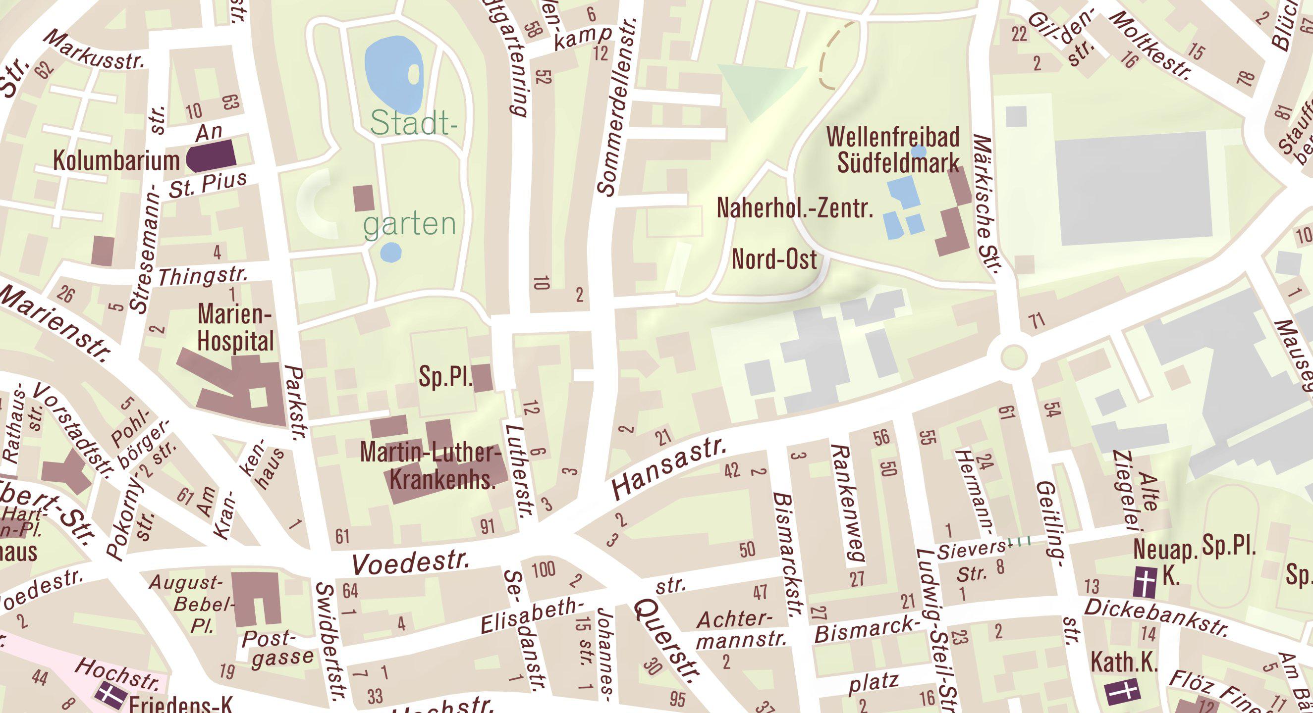 Lageplan für die Adresse Sommerdellenstraße 26