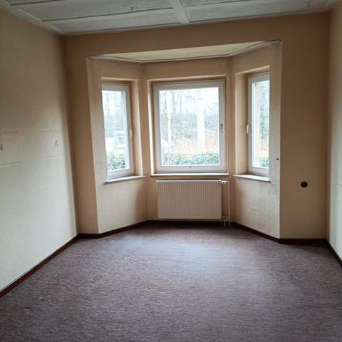 Blick in das Zimmer im Erdgeschoss