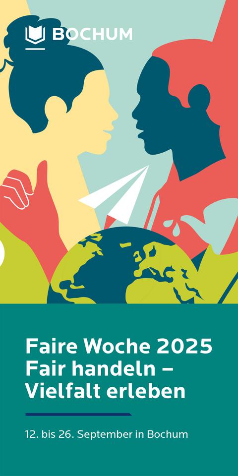 Titelblatt des Programmhefts "Faire Woche 2025"