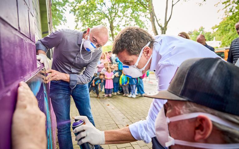  Ansprühen des Bochumers Strategie Logo