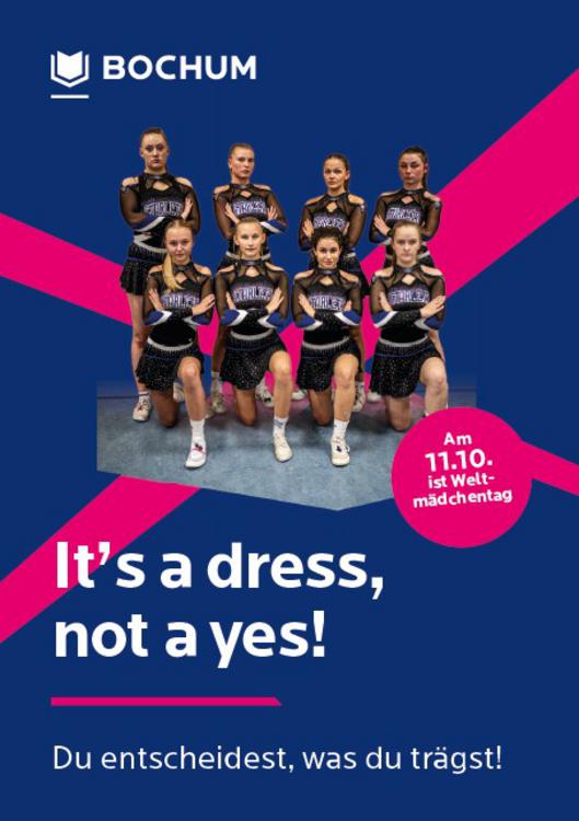 It’s a dress, not a yes! Plakat