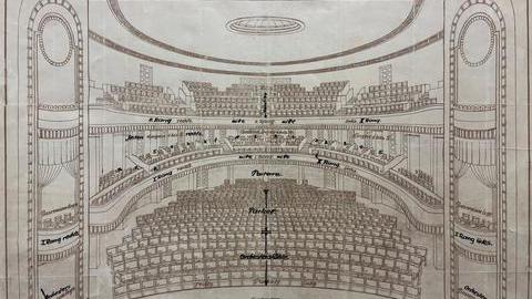 Saalplan altes Stadttheater