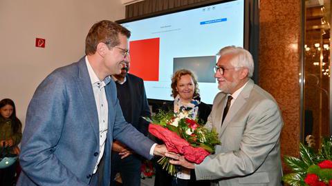 Thomas Eiskirch gratuliert Jörg Lukat