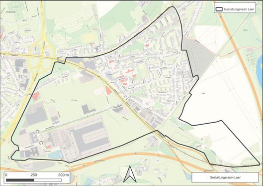 Gesamtüberblick Gestaltungsraum Laer