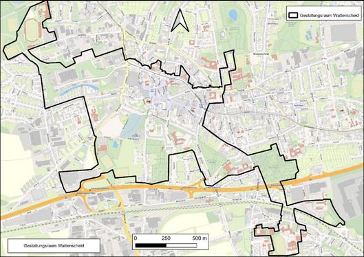 Gesamtüberblick Gestaltungsraum Wattenscheid
