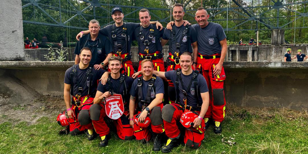 Die Höhenrettung der Feuerwehr Bochum