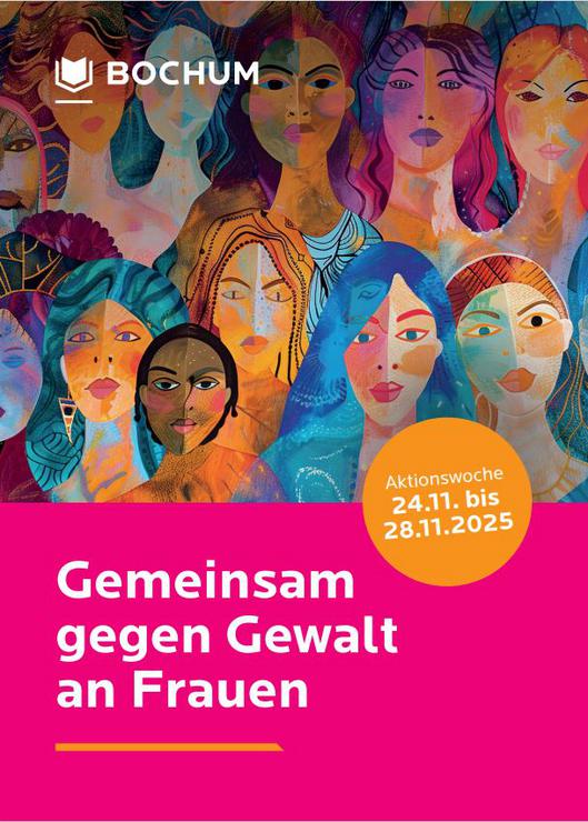 Gemeinsam gegen Gewalt an Frauen Flyer
