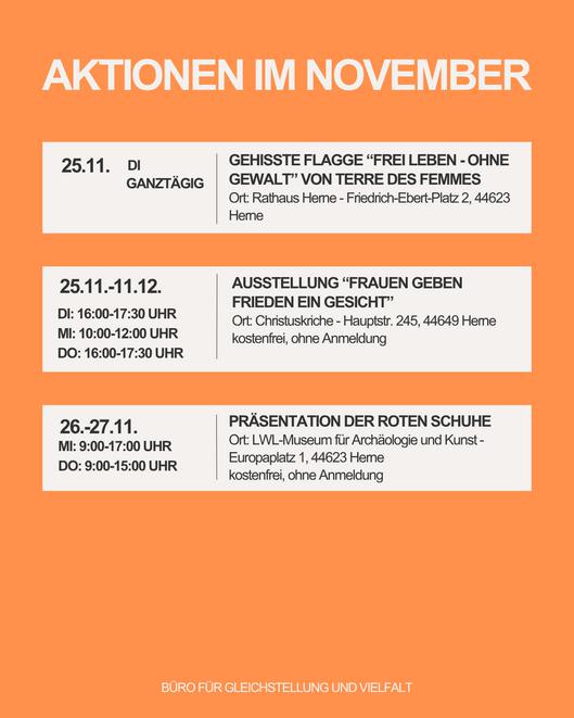 Aktionen in Herne