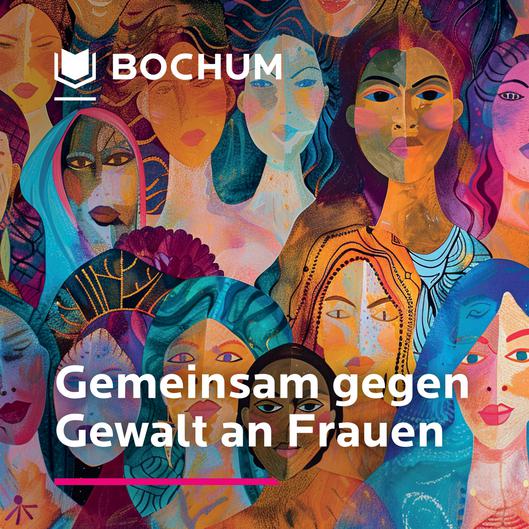 Gemeinsam gegen Gewalt an Frauen Plakat