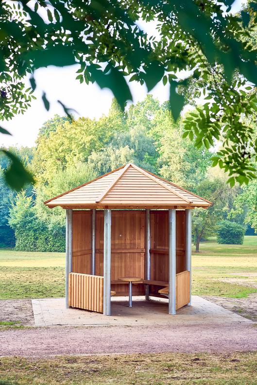 Ein Bild von der Mitmachhütte in Hamme