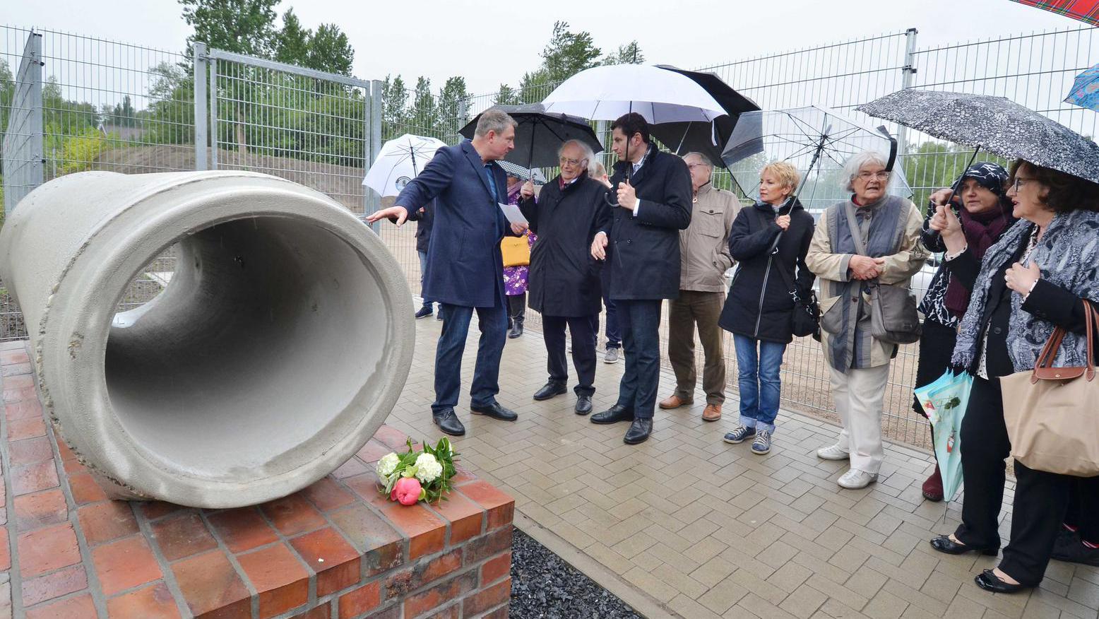 Die Präsentation des Mahnmals