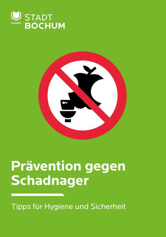 Prävention gegen Schadnager - Abbildung des Flyers
