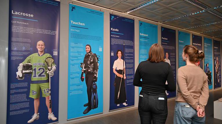 Ein Foto der Sportausstellung „Bochum bewegt 