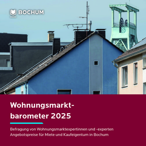Wohnungsmarktbarometer 2025 - Befragung von Wohnungsmarktexpertinnen und -experten, Angebotspreise für Miete und Kaufeigentum in Bochum
