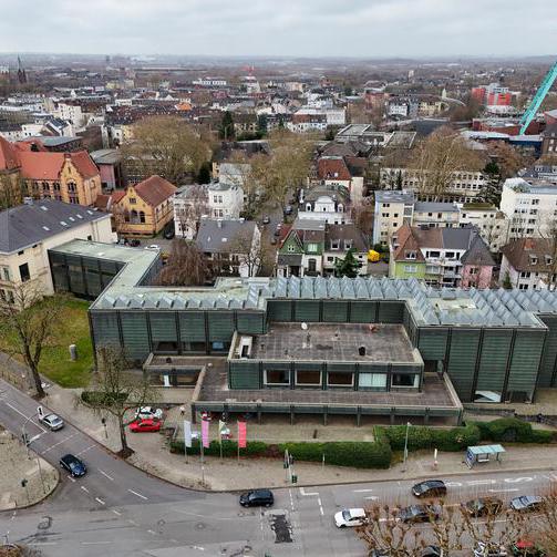 Ansicht des Kunstmuseums aus der Luft