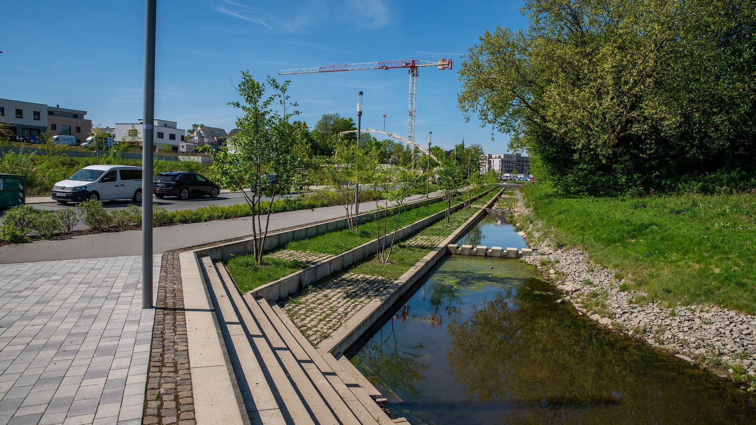 Ein Bild vom Wasserlauf OSTPARK