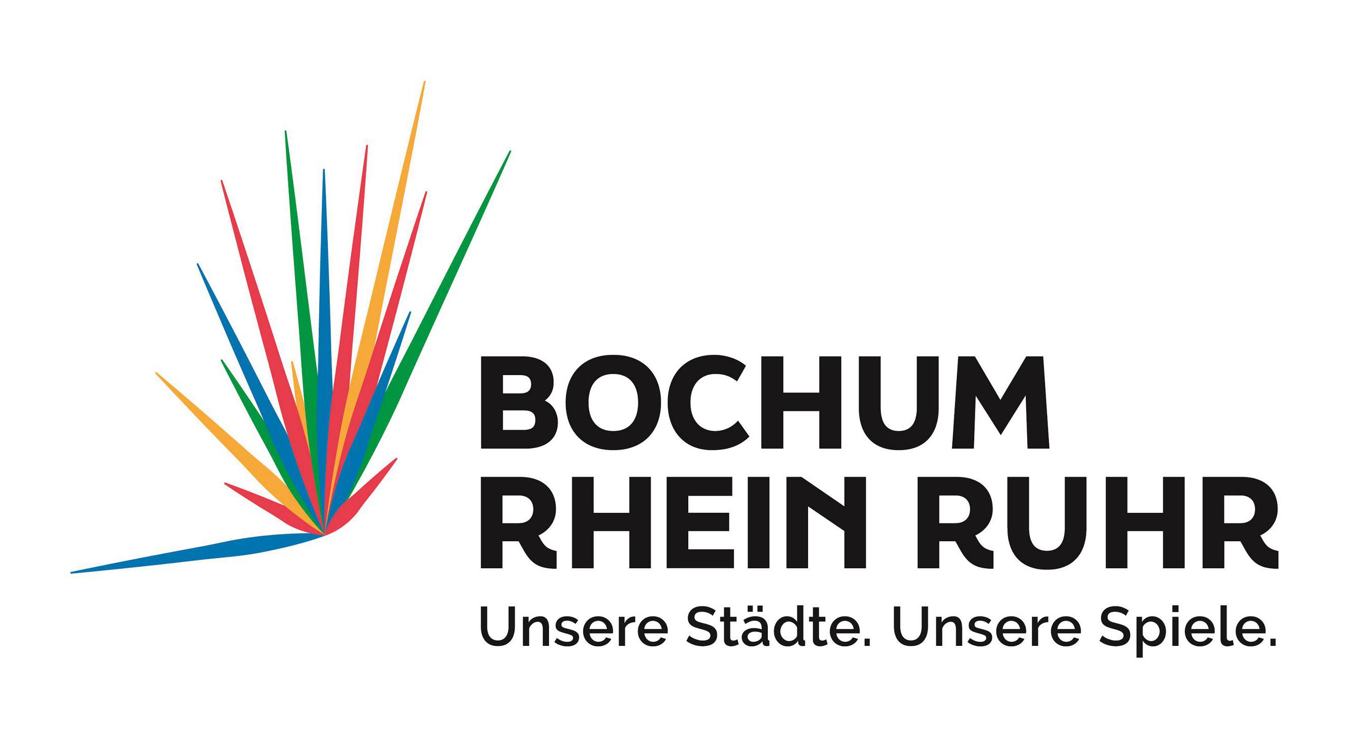 Logo der Initiative "Bochum Rhein Ruhr: Unsere Städte. Unsere Spiele"
