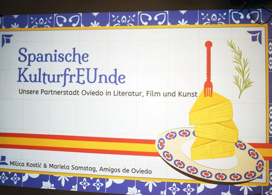 Literarische und filmische Spurensuche: Über 60 Gäste erfuhren in der KoFabrik mehr über Oviedos Rolle als Schauplatz weltberühmter Werke.