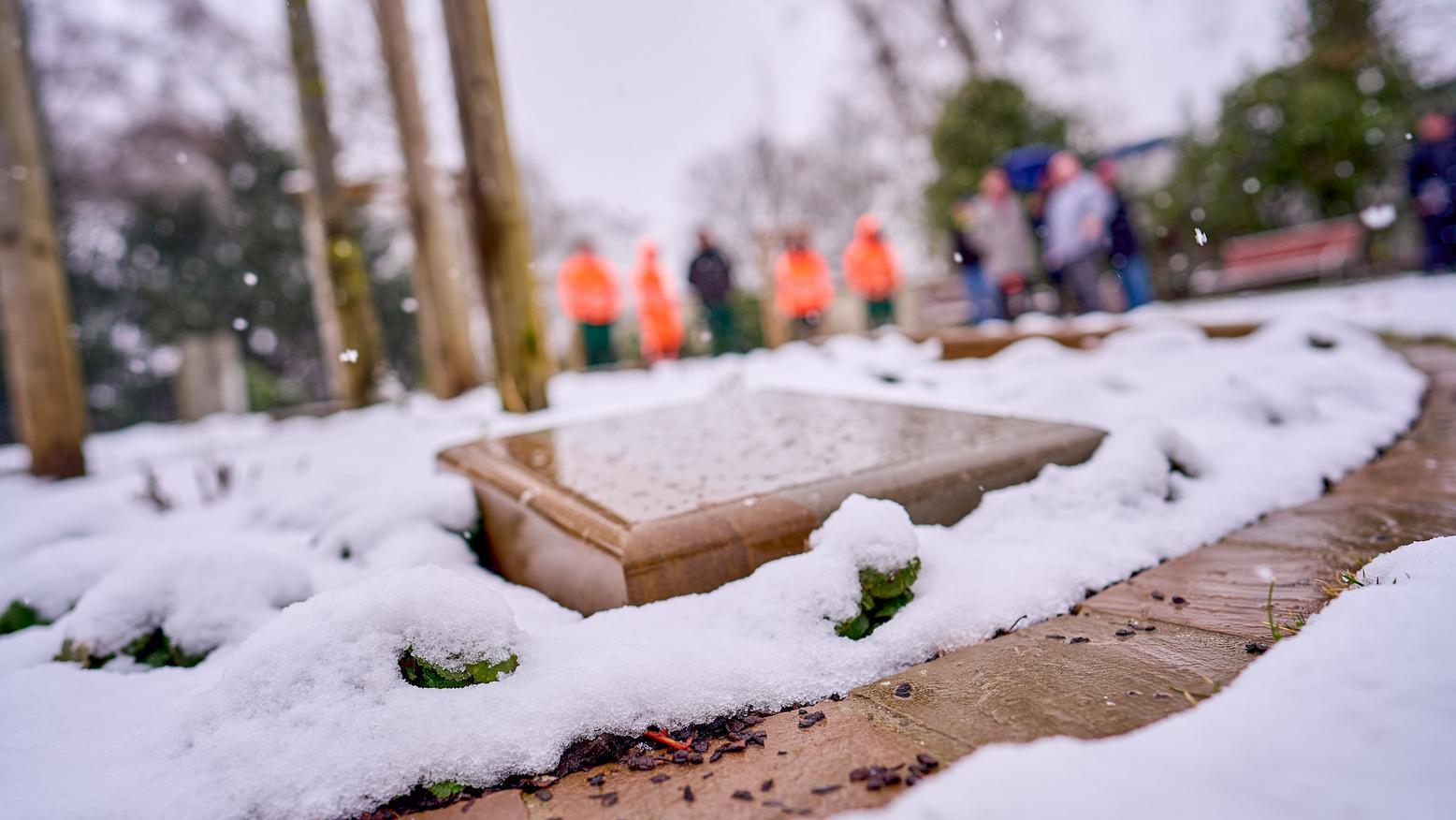 Eine Nahaufnahme auf dem Friedhof Langendreer