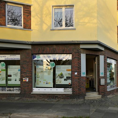 Eingangsbereich Stadtteilbüro Laer