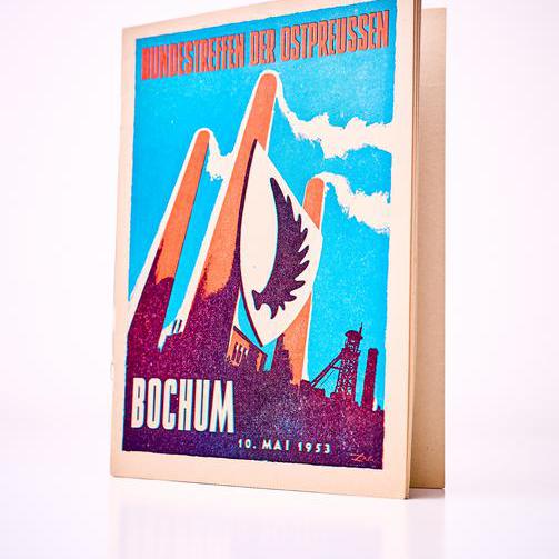 Ein Programmheft zum „Bundestreffen der Ostpreußen“ in Bochum vom 10. Mai 1953.