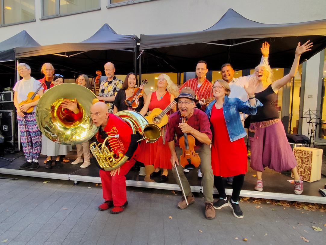 Ein Foto von der Gruppe „Grenzenlos“ 