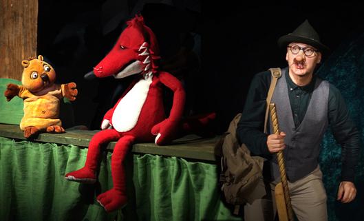 Eine Aufnahme während dem HalloDu-Theater