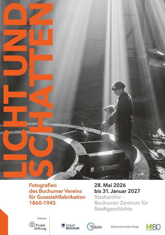 Plakat zur Ausstellung Licht und Schatten