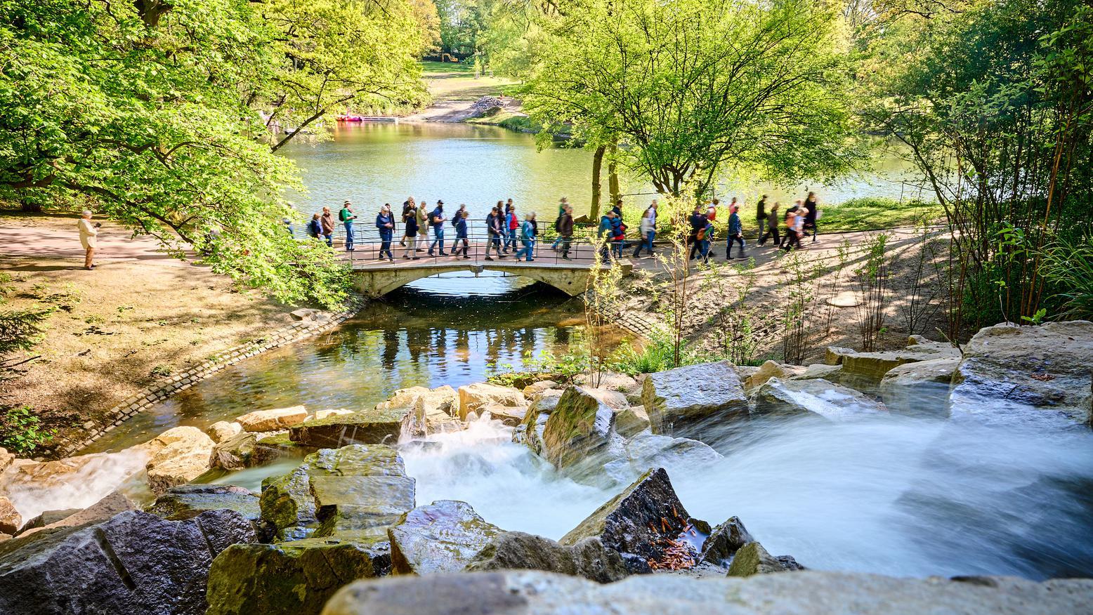Baustellenbegehung: Der Stadtpark auf dem Weg zum Star der IGA